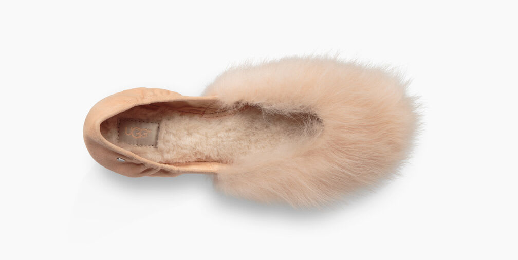 アグ UGG Jeanie Fluff Flat ジニー シープスキン org.jpg